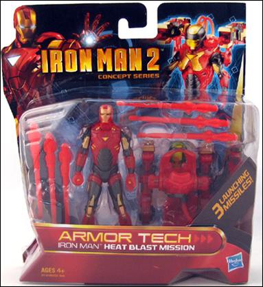 Iron Man 2 (Armor Tech) figure 5 Iron Man - Heat Blast Mission (Concept Series)