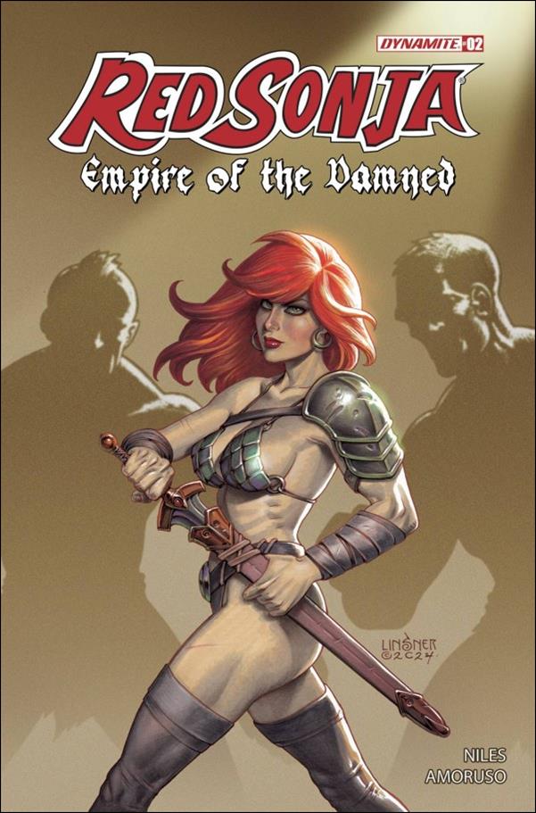 Red Sonja: Empire of the Damned issue 2-G Joseph Michael Linsner Foil Cardstock Cover