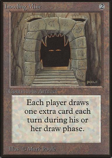 Magic the Gathering: Limited Edition Beta (Base Set) card 249 Howling Mine