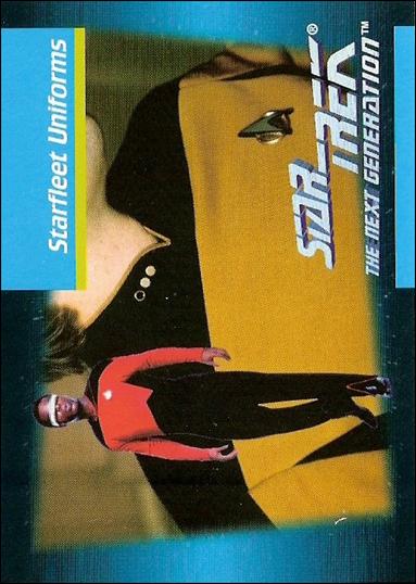 Star Trek: The Next Generation - Inaugural Edition (Base Set) card 75 Starfleet Uniforms
