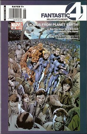 Fantastic Four (1961) issue 555-B Newsstand Edition Bordered Cover