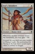Magic the Gathering: Rise of the Eldrazi (Base Set) card 44 Soul's Attendant