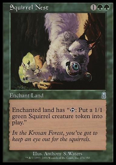 Magic the Gathering: Odyssey (Base Set) card 274 Squirrel Nest