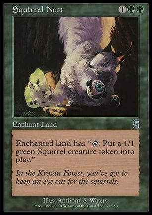 Magic the Gathering: Odyssey (Base Set) card 274 Squirrel Nest