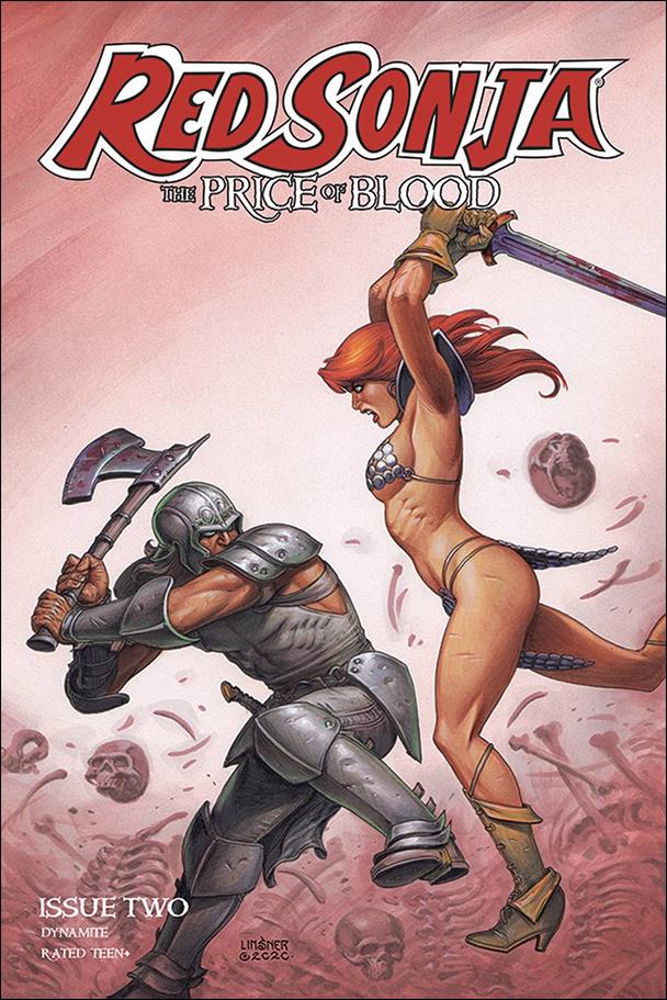 Red Sonja: Price of Blood issue 2-C Joseph Michael Linsner Cover