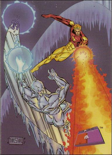 Marvel vs WildStorm (Base Set) card 79 Iceman vs Burnout