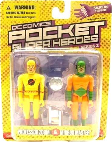 DC Comics Pocket Super Heroes (Series 2) figure 2 Professor Zoom & Mirror MAster