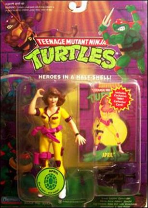 Teenage Mutant Ninja Turtles (1988) figure 60-B April (1994 Re-Issue)