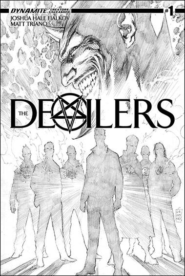 Devilers issue 1-C Marc Silvestri 1:100 Sketch Cover