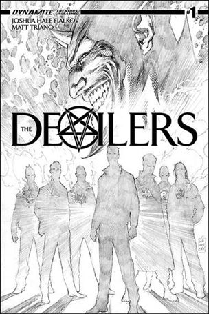 Devilers issue 1-C Marc Silvestri 1:100 Sketch Cover