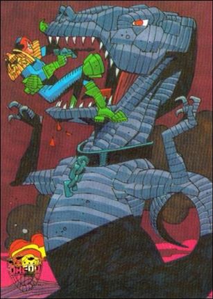 Judge Dredd: The Epics (Legends Original Artwork Cards Subset) card 8 Satanus