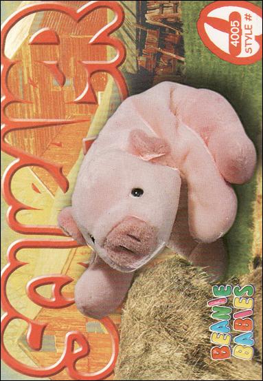 Beanie Babies Series 4 (Base Set) card 236 Squealer