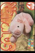 Beanie Babies Series 4 (Base Set) card 236 Squealer