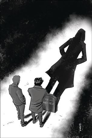 Nancy Drew & the Hardy Boys: The Death of Nancy Drew issue 1-D 1:25 Virgin Black & White Cover