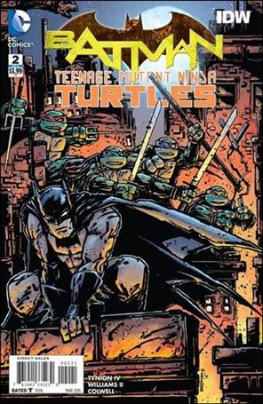 Batman/Teenage Mutant Ninja Turtles issue 2-B Kevin Eastman 1:50 Cover