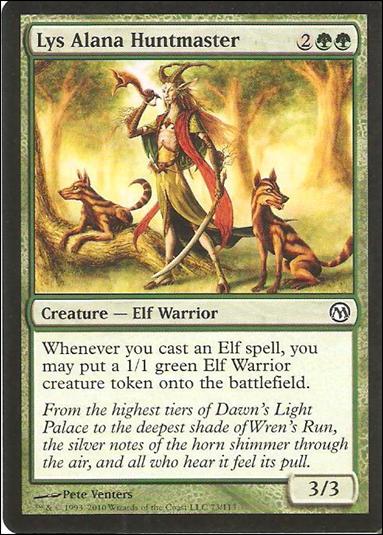 Magic the Gathering: Duels of the Planeswalkers (Base Set) card 73 Lys Alana Huntmaster