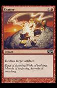 Magic the Gathering: 2010 Core Set (Base Set) card 155 Shatter