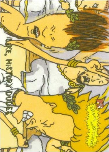 Beavis and Butt-Head (Base Set) card '6769' Like, History Dudes