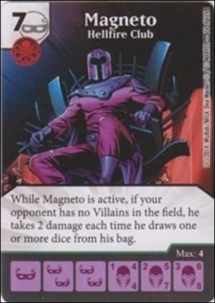 Marvel Dice Masters Uncanny X-Men  card 76 Magneto: Hellfire Club