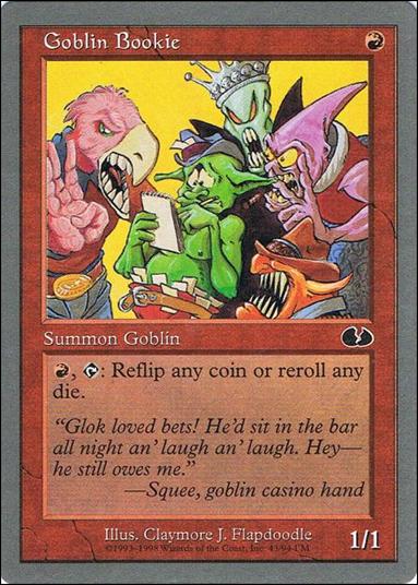 Magic the Gathering: Unglued (Base Set) card 43 Goblin Bookie