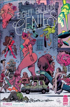 Eight Billion Genies issue 3-B James Harren Cover