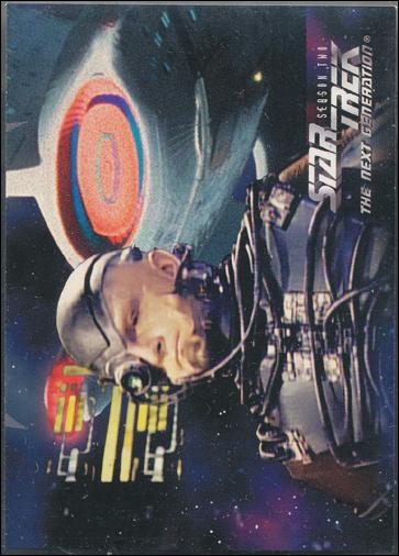 Star Trek: The Next Generation - The Episode Collection Season Two (Base Set) card 116 Mission Chronology - Card H