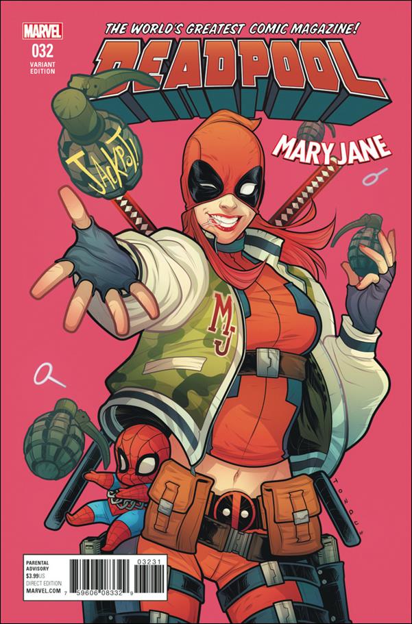 Deadpool (2016) issue 32-B Elizabeth Torque Mary Jane Cover