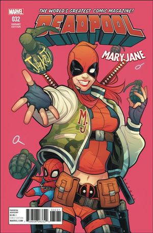 Deadpool (2016) issue 32-B Elizabeth Torque Mary Jane Cover