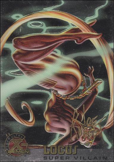 1996 Fleer Ultra X-Men All Chromium (Gold Signature Parallel Base Set) card 69 Locus