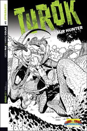 Turok: Dinosaur Hunter (2014) issue 1-P Sean Chen Cards Comics & Collectibles B&W Cover