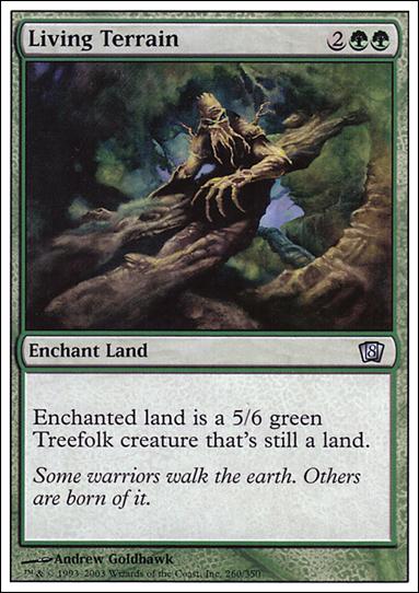 Magic the Gathering: 8th Edition (Base Set) card 260 Living Terrain