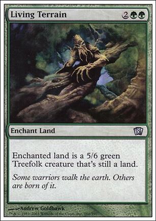 Magic the Gathering: 8th Edition (Base Set) card 260 Living Terrain