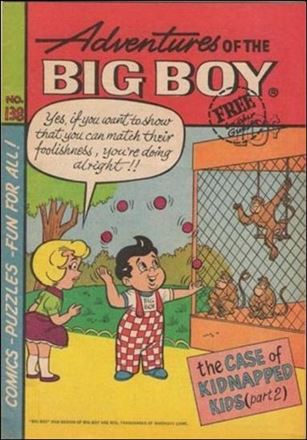 Adventures of the Big Boy issue 138-B West Coast Cover