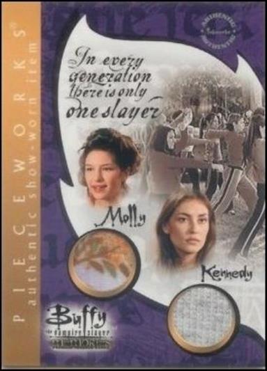 Buffy the Vampire Slayer: Memories (Pieceworks Subset) card PW17A Costumes Worn By Clara Bryant And Iyari Limon