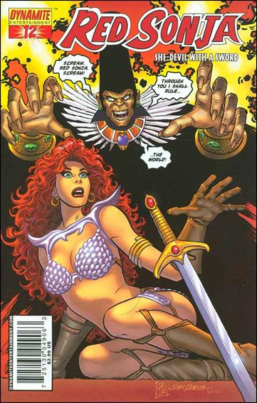 Red Sonja (2005) issue 12-C John Romita Sr. Uncanny X-Men #190 Homage Cover