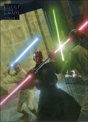 Star Wars Galaxy: Series 4 (Base Set) card 89 Adapting Episode I