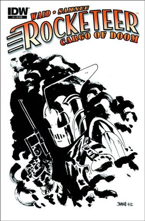 Rocketeer: Cargo of Doom issue 1-D Chris Samnee 1:100 Original Sketch Cover