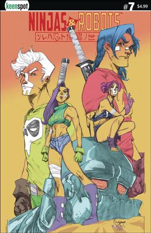 Ninjas and Robots issue 7-B Chris Campana Cover