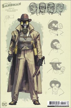 Wesley Dodds: The Sandman issue 1-E Riley Rossmo 2nd printing Cover