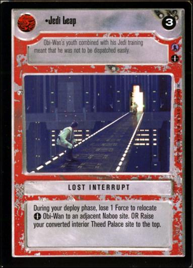 Star Wars: Reflections III (Base Set) card 176 Jedi Leap