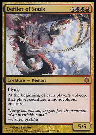 Magic The Gathering: Alara Reborn (Base Set) card 37 Defiler of Souls