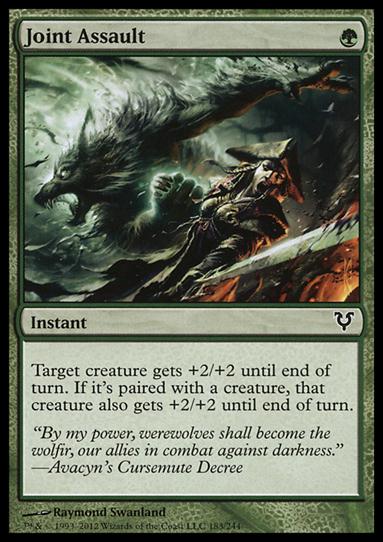Magic the Gathering: Avacyn Restored (Base Set) card 183 Joint Assault