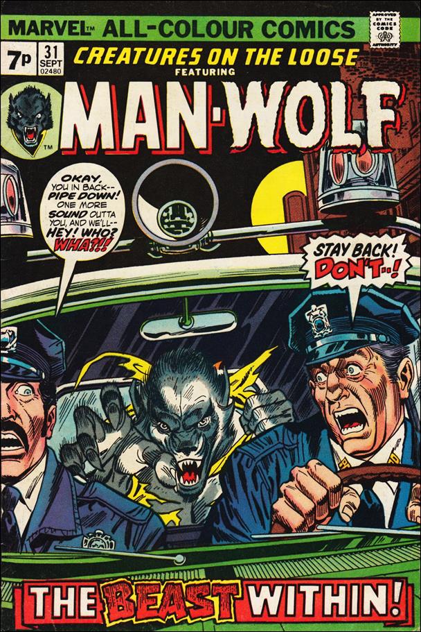 Creatures on the Loose issue 31-B UK Price Cover