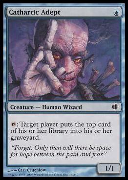 Magic the Gathering: Shards of Alara (Base Set) card 34 Cathartic Adept