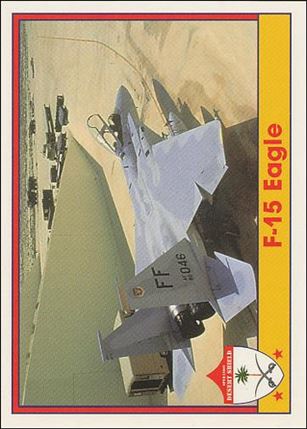 Operation Desert Shield (Base Set) card 86 F-15 Eagle