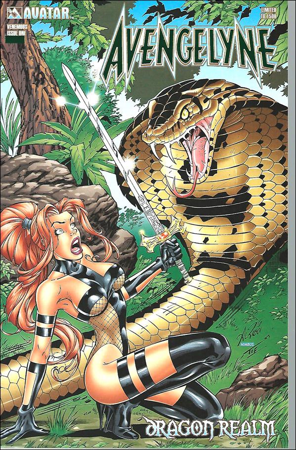 Avengelyne: Dragon Realm issue 1-I Venomous Emerald Foil Cover
