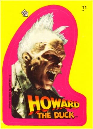 Howard the Duck (Movie) (Sticker Subset) card 11