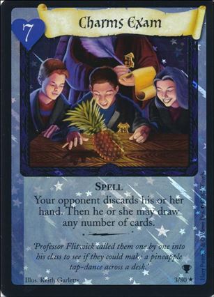 Harry Potter: Quidditch Cup (Base Set) card 3-B Charms Exam