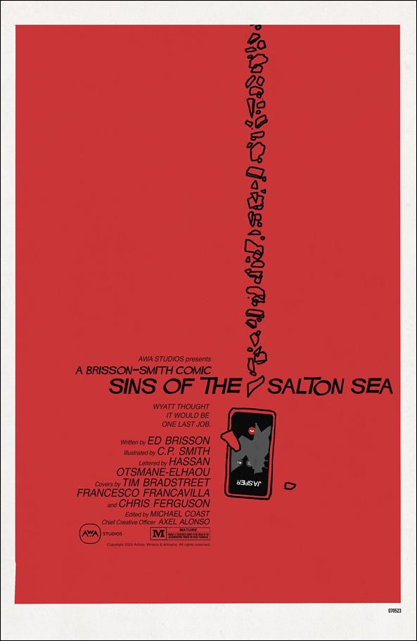 Sins of the Salton Sea issue 2-C Film Noir Cover