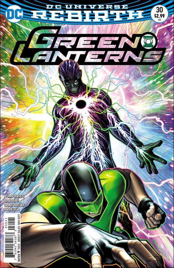 Green Lanterns issue 30-B Brandon Peterson Cover